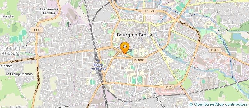 localisation de l'entreprise SCI VECLEAL à BOURG-EN-BRESSE