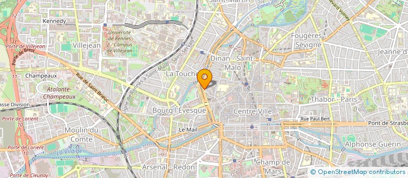 localisation de l'entreprise SCI VECOM  RENNES
