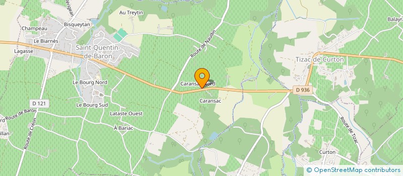 localisation de l'entreprise SCI VECTEUR  SAINT-QUENTIN-DE-BARON