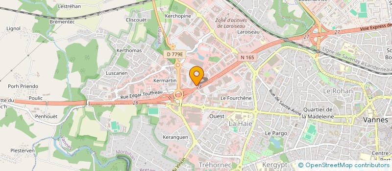 localisation de l'entreprise SCI VECTRA à VANNES