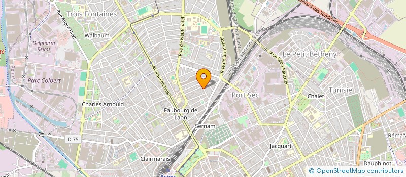 localisation de l'entreprise SCI VECTUGUET  REIMS