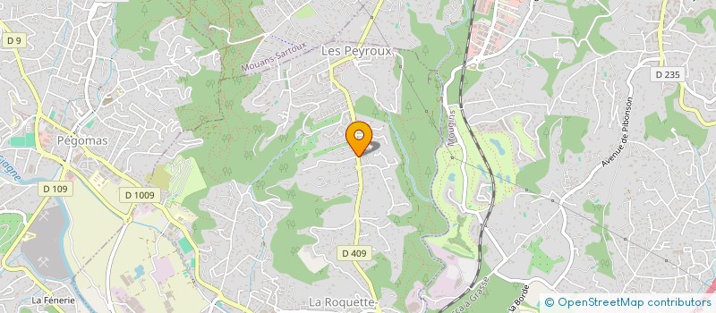 localisation de l'entreprise SCI VEDA à LA ROQUETTE-SUR-SIAGNE