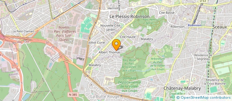 localisation de l'entreprise SCI VEDAL 15 à LE PLESSIS-ROBINSON