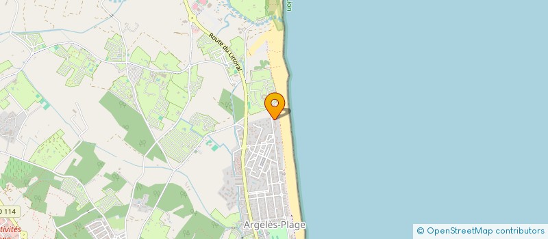 localisation de l'entreprise SCI VEDE  ARGELES-SUR-MER