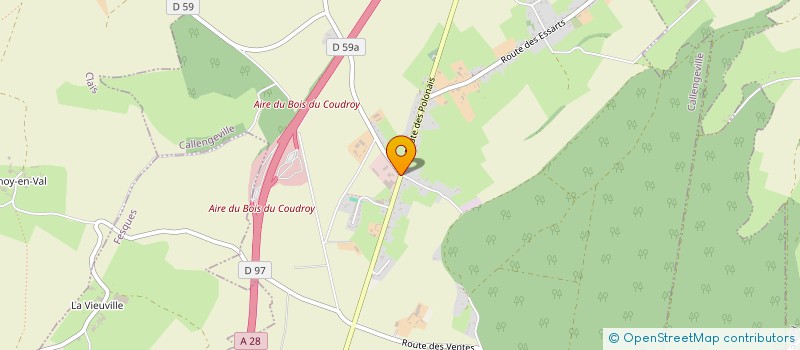 localisation de l'entreprise SCI VEDEBE  CALLENGEVILLE