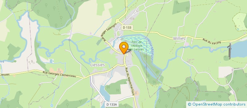 localisation de l'entreprise SCI VEDIA  LIESSIES