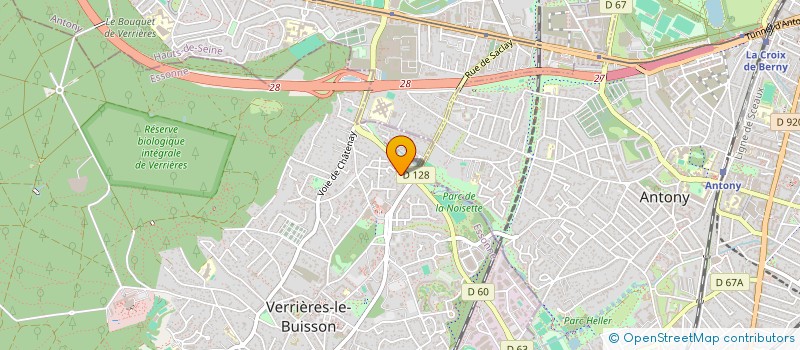localisation de l'entreprise SCI VEDRARIAS à VERRIERES-LE-BUISSON