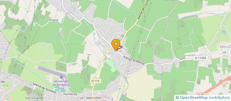 localisation de l'entreprise SCI VEDRENNE 2  CARBON-BLANC