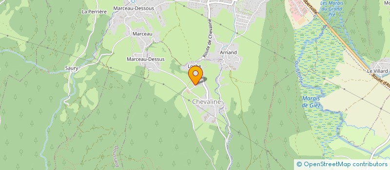 localisation de l'entreprise SCI VEDY  CHEVALINE