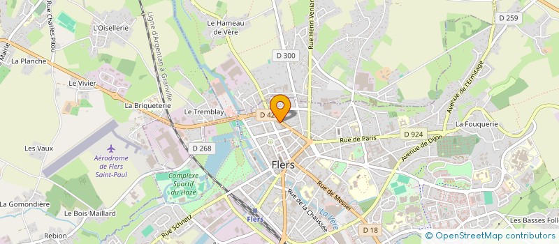 localisation de l'entreprise SCI VEEEG à FLERS