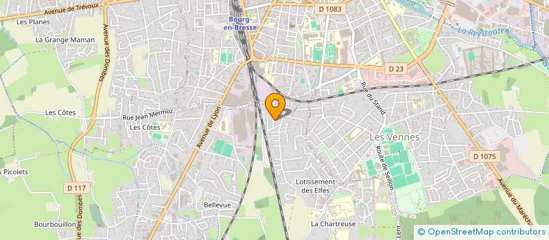 localisation de l'entreprise SCI VEF  SERVAS