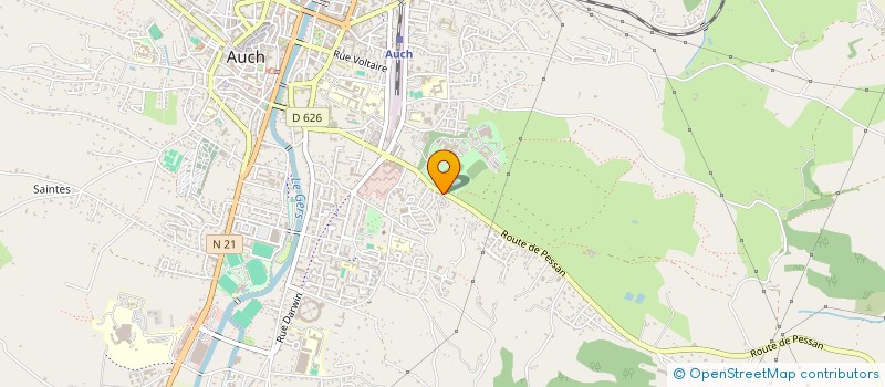 localisation de l'entreprise SCI VEFA  AUCH