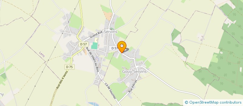 localisation de l'entreprise SCI VEFRENAFLO  GOUY-SERVINS