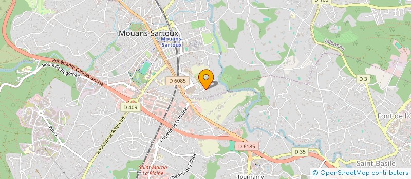 localisation de l'entreprise SCI VEGA à MOUANS-SARTOUX