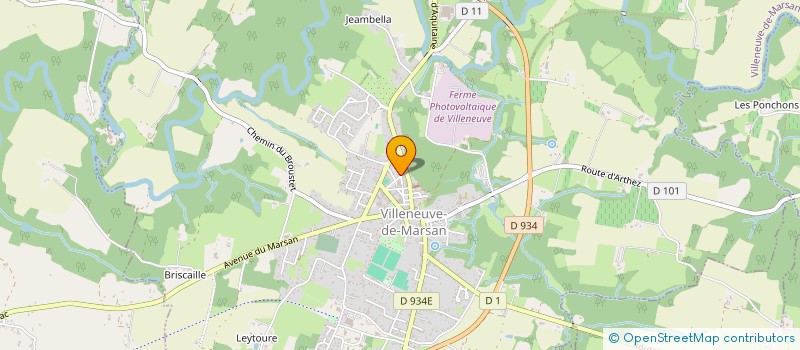 localisation de l'entreprise SCI VEGA à VILLENEUVE-DE-MARSAN
