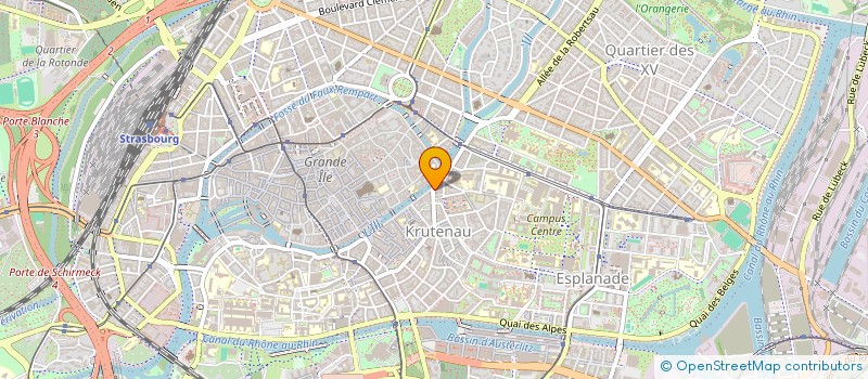 localisation de l'entreprise SCI VEGA  STRASBOURG