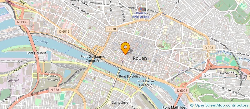 localisation de l'entreprise SCI VEGA à ROUEN