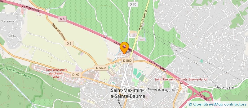 localisation de l'entreprise SCI VEGA V  SAINT-MAXIMIN-LA-SAINTE-BAUME