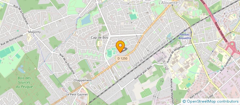 localisation de l'entreprise SCI VEGAS  PESSAC