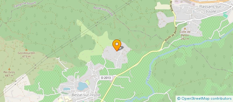 localisation de l'entreprise SCI VEGAS  BESSE-SUR-ISSOLE