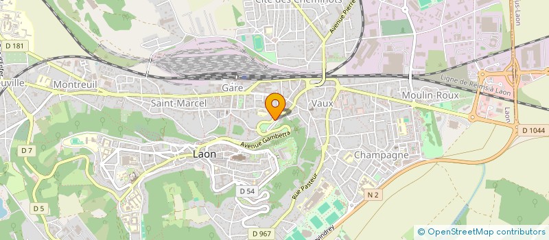 localisation de l'entreprise SCI VEGAS à LAON