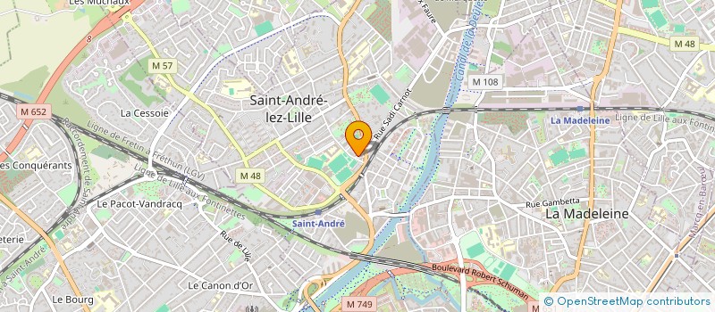 localisation de l'entreprise SCI VEGAS  SAINT-ANDRE-LEZ-LILLE