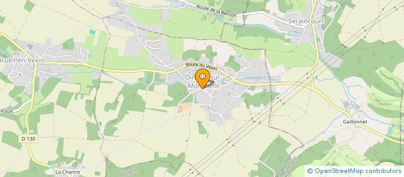 localisation de l'entreprise SCI VEGAS  OINVILLE-SUR-MONTCIENT