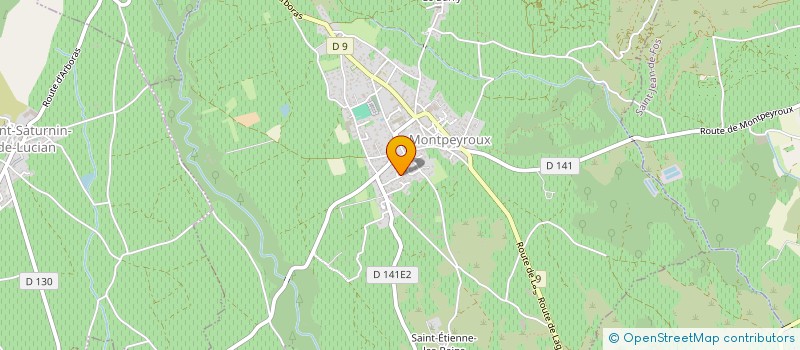 localisation de l'entreprise SCI VEGAS  MONTPEYROUX