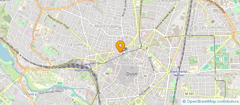 localisation de l'entreprise SCI VEGAS DES 4 JEUDIS à DIJON