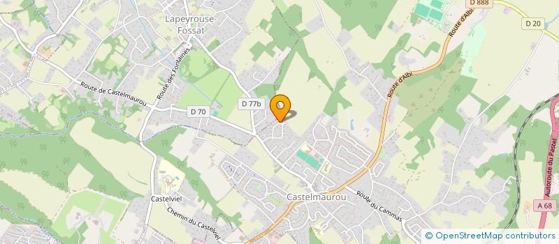 localisation de l'entreprise SCI VEGIROU  CASTELMAUROU
