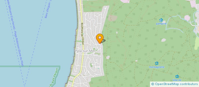 localisation de l'entreprise SCI VEHEL à LA TESTE-DE-BUCH