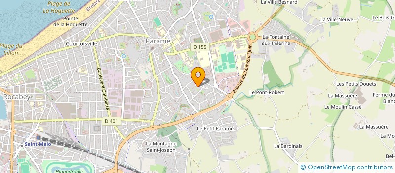 localisation de l'entreprise SCI VEIBERT  SAINT-MALO