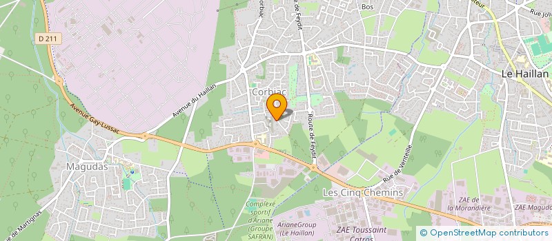 localisation de l'entreprise SCI VEILLANCE  SAINT-MEDARD-EN-JALLES