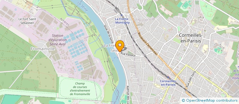 localisation de l'entreprise SCI VEILLARD INVESTISSENTS  LA FRETTE-SUR-SEINE