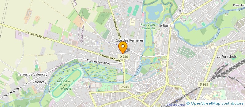 localisation de l'entreprise SCI VEILLE  CHATEAUROUX