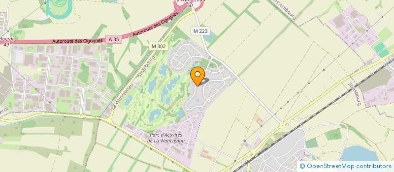 localisation de l'entreprise SCI VEILLON  LA WANTZENAU