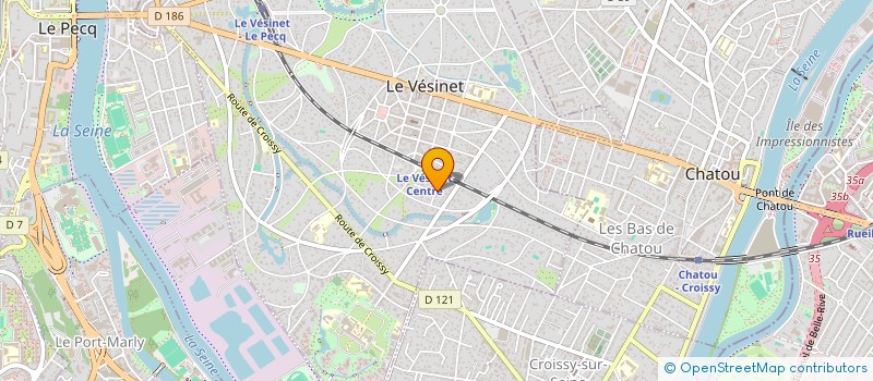 localisation de l'entreprise SCI VEILLON-MONSU  LE VESINET