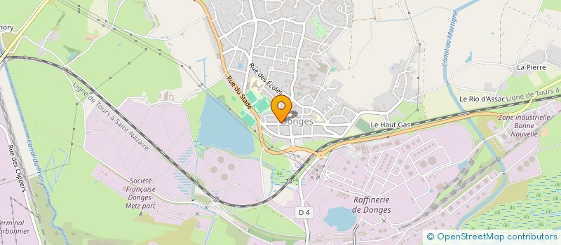 localisation de l'entreprise SCI VEIPA  DONGES