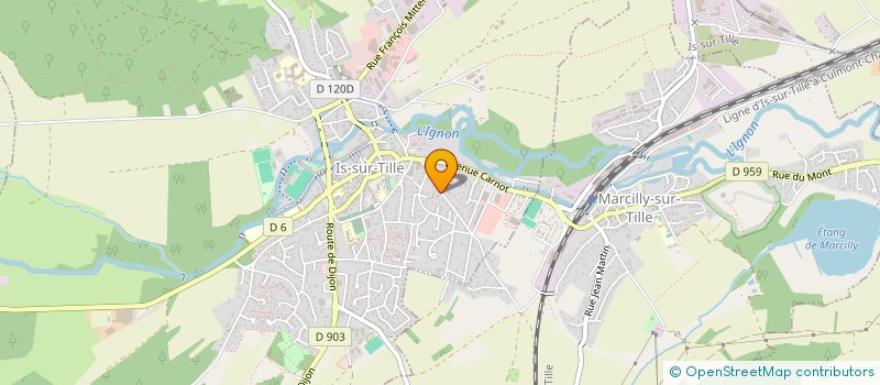 localisation de l'entreprise SCI VEIRA à IS-SUR-TILLE