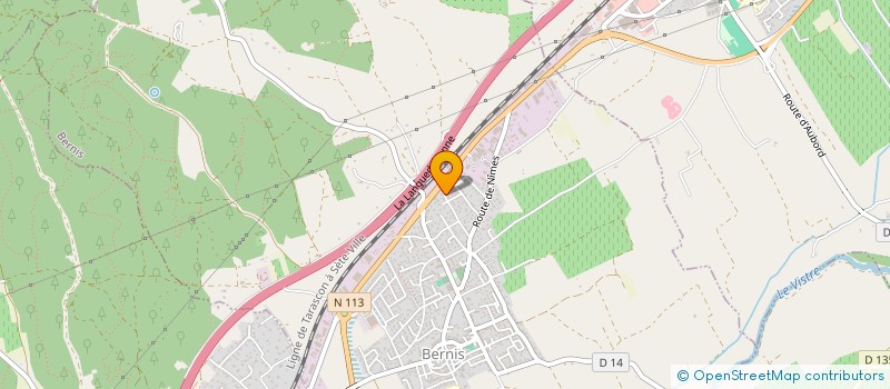 localisation de l'entreprise SCI VEJO  BERNIS