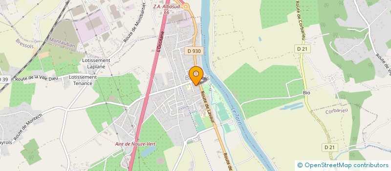 localisation de l'entreprise SCI VEJRICH-DELBOUIS  BRESSOLS