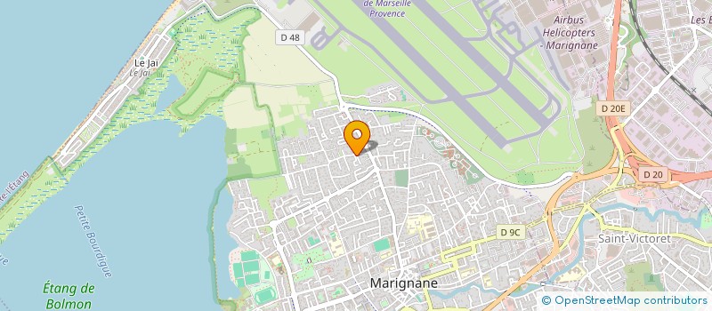 localisation de l'entreprise SCI VEL  MARIGNANE