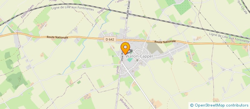 localisation de l'entreprise SCI VEL à WALLON-CAPPEL