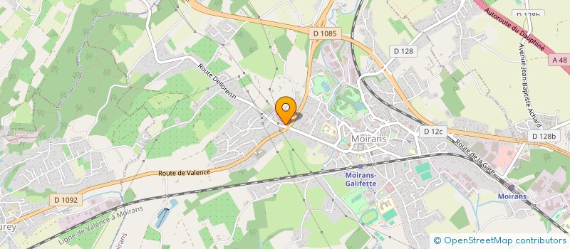 localisation de l'entreprise SCI VELANDA  MOIRANS