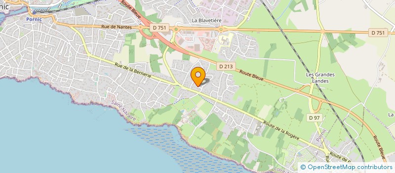 localisation de l'entreprise SCI VELANGA  PORNIC