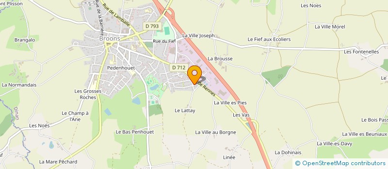 localisation de l'entreprise SCI VELENE  BROONS