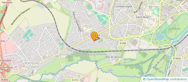 localisation de l'entreprise SCI VELGO à CAEN