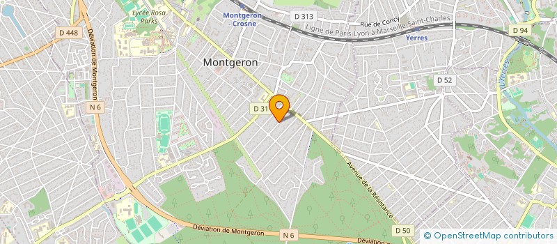 localisation de l'entreprise SCI VELHABORD à MONTGERON