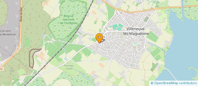 localisation de l'entreprise SCI VELIMA  VILLENEUVE-LES-MAGUELONE