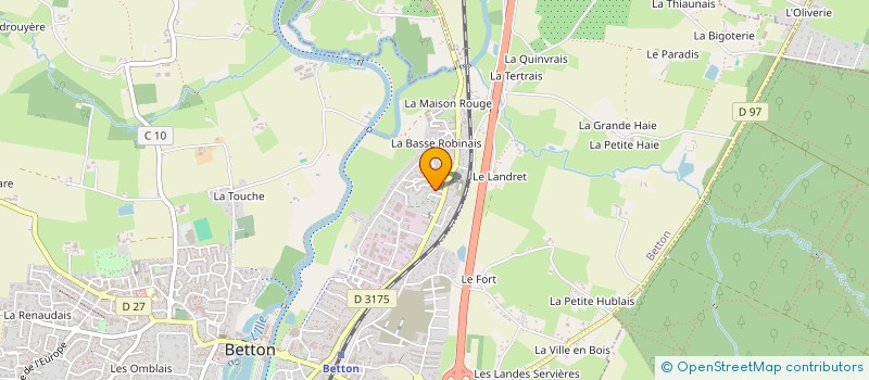 localisation de l'entreprise SCI VELIMO  BETTON